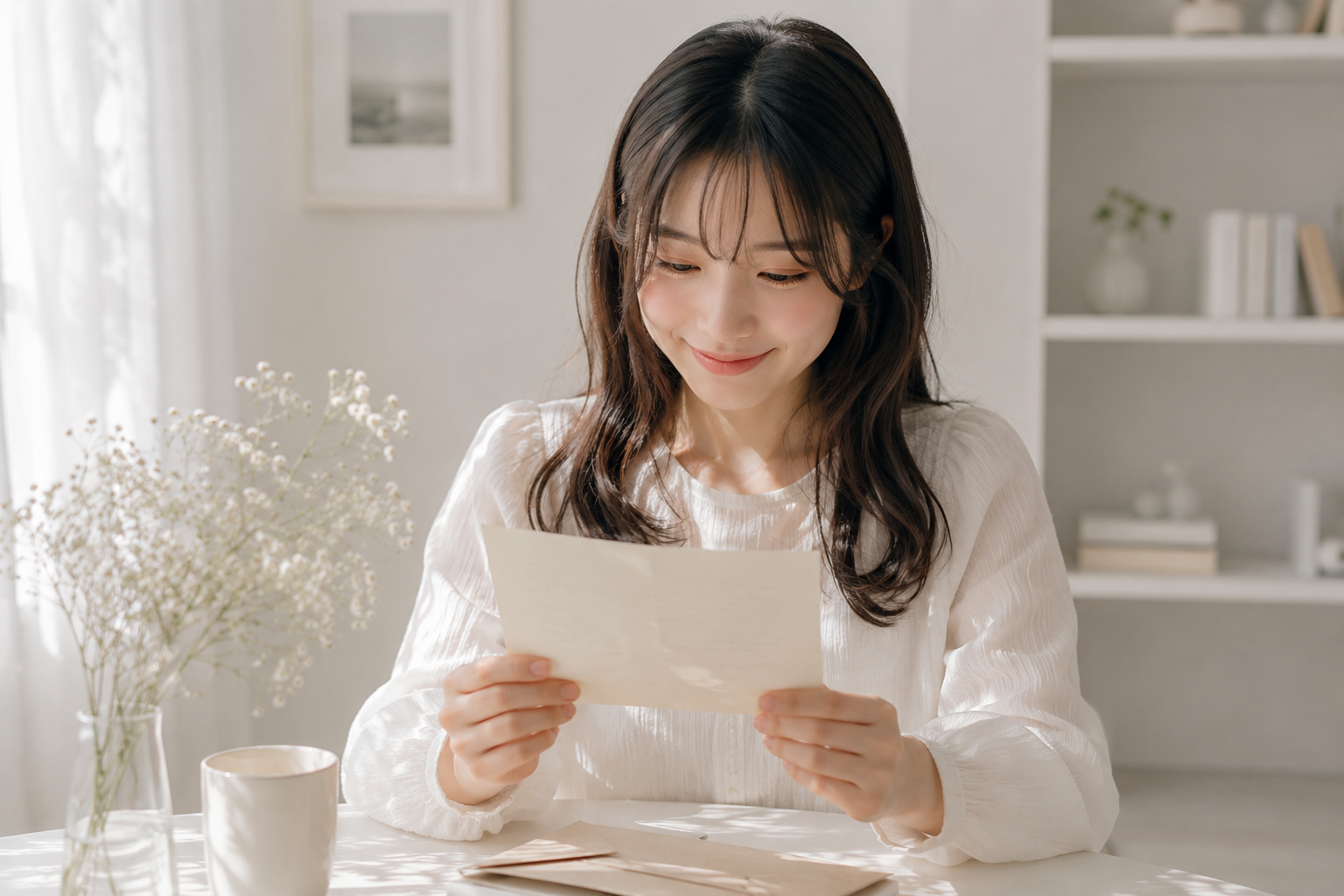 手紙を書いたあと